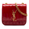 Saint Laurent Small Patent Monogram Vicky Chain Bag Secondhand