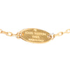 Louis Vuitton Gold Plated LV Fall In Love Pendant Necklace Secondhand
