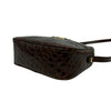 Ferragamo Croc Embossed Leather Vara Crossbody Secondhand