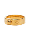 Louis Vuitton Gold Plated Monogram Ring Secondhand