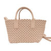 Bottega Veneta Mini Lambskin Intreccio Cabat Tote Secondhand