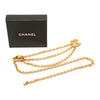 Chanel Gold Plated Quilted CC Triple Chain Belt Secondhand