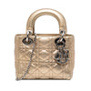 Dior Mini Metallic Lambskin Cannage Lady Dior Secondhand