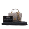 Chanel Mini Quilted Lambskin Top Handle Card Holder with Chain Secondhand