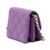 Chanel CC Quilted Lambskin Coco Card Holder on Chain Secondhand