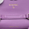 Secondhand Chanel CC Quilted Lambskin Coco Card Holder on Chain