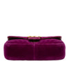 Gucci Small GG Marmont Matelasse Velvet Shoulder Bag Secondhand