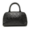 Chanel Quilted Caviar Bowler Handbag Secondhand