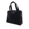 Chanel CC Quilted Caviar Bowler Bag Secondhand