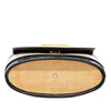 Chloé Tricolor Croc Embossed Leather Aby Lock Satchel Secondhand