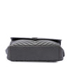 Saint Laurent Large Chevron Sheepskin Monogram College Satchel Secondhand