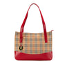 Burberry Haymarket Check Canvas Tote Secondhand