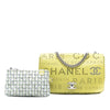 Chanel Perforated Calfskin Logo Eyelet Flap Secondhand