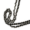 Chanel Medium Jersey Grid Single Flap Secondhand
