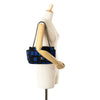 Chanel Medium Jersey Grid Single Flap Secondhand