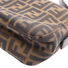 Fendi Zucca Canvas Shoulder Bag Secondhand