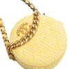 Secondhand Chanel Tweed 19 Round Clutch with Chain