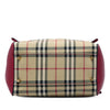 Burberry Small Haymarket Check Nylon and Calfskin Canterbury Tote Secondhand