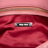 Miu Miu Matelasse Nappa Crystal Chain Satchel Secondhand