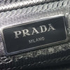 Prada Saffiano Trimmed Re Nylon Double Buckle Messenger Bag Secondhand