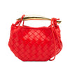 Bottega Veneta Baby Lambskin Intrecciato Sardine Secondhand