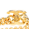 Chanel CC Gold Plated Turn Lock Bracelet Secondhand