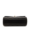Chanel Small Square Quilted Lambskin Straight Single Flap Secondhand