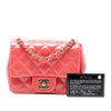 Chanel Mini Square Classic Patent Single Flap Secondhand