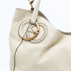Gucci Medium Pebbled Calfskin Twill Tote Secondhand