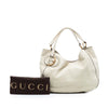 Gucci Medium Pebbled Calfskin Twill Tote Secondhand