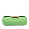 Fendi Mini Zucca Embossed Leather Baguette Satchel Secondhand