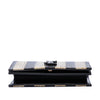 Saint Laurent Metallic Striped Fabric Monogram Kate Crossbody Secondhand