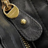 Ferragamo Nylon Leopard Print Double Gancini Tote Secondhand