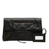 Balenciaga Lambskin Motocross Classic Envelope Clutch Secondhand