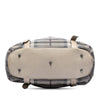 Burberry Smoke Check Coated Canvas Northfield Satchel Secondhand
