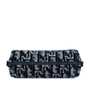 Dior Oblique Embroidered Velvet Cosmetic Pouch Secondhand