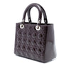 Dior Medium Patent Cannage Lady Dior Secondhand