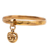 Chanel Gold Plated CC Charm Bangle Secondhand