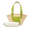 LOEWE Small Raffia Anagram Basket Bag Secondhand