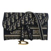 Dior Oblique Canvas Embroidered Saddle Slim Belt Pouch Secondhand