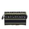 Dior Oblique Canvas Embroidered Saddle Slim Belt Pouch Secondhand