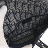 Dior Oblique Canvas Embroidered Saddle Slim Belt Pouch Secondhand