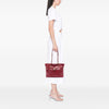 Chanel CC Quilted Calfskin Front Zip Drawstring Chain Tote Secondhand