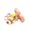 Chanel Gold Plated Enamel CC Drop Clip-On Earrings Secondhand
