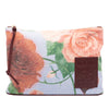 LOEWE Paulas Ibiza Canvas Rose Print Clutch Secondhand
