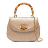 Gucci Mini Metallic Calfskin Bamboo Night Secondhand