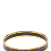 Hermès Narrow Horse Horseshoe Cloisonne Enamel Bangle 62 Secondhand