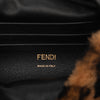 Fendi Mini Zucca Shearling Chain Baguette Satchel Secondhand