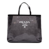 Prada Large Sequined Mesh Logo Tote Secondhand