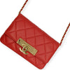 Secondhand Chanel Lambskin Quilted Wallet on Chain - '10s